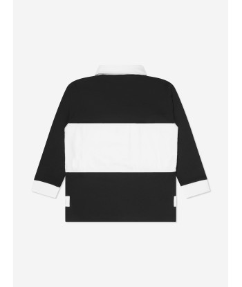 Givenchy Boys Logo Rugby Shirt in Black plus qu'un jeu 