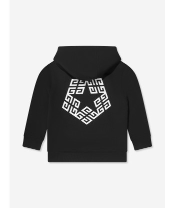 Givenchy Boys Logo Print Hoodie in Black offre 