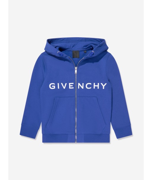 Givenchy Boys Logo Zip Up Top in Blue l'évolution des habitudes 