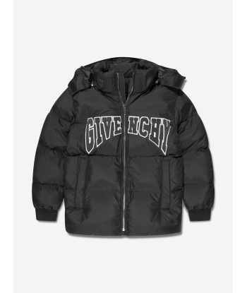 Givenchy Boys Down Padded Puffer Jacket in Black le concept de la Pate a emporter 