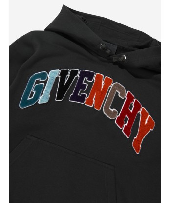 Givenchy Boys Logo Hoodie in Black de votre