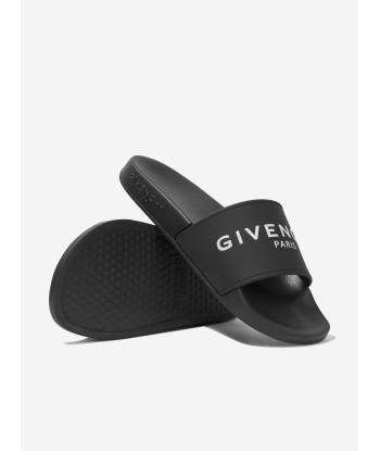 Givenchy Boys Logo Sliders in Black Economisez 