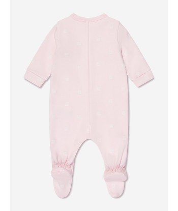 Givenchy Baby Girls 4G Logo Babygrow in Pink de France