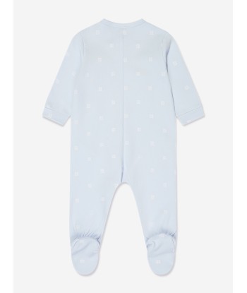 Givenchy Baby Boys 4G Logo Babygrow in Blue les muscles