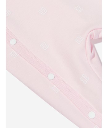 Givenchy Baby Girls 4G Logo Babygrow in Pink de France