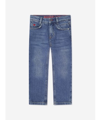 Hugo Boys Regular Fit Jeans in Blue Voir les baskets