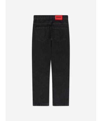 Hugo Boys Regular Fit Jeans in Black s'inspire de l'anatomie humaine