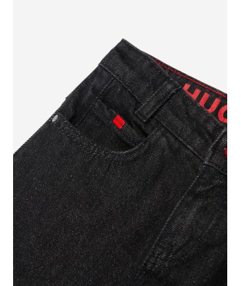 Hugo Boys Regular Fit Jeans in Black s'inspire de l'anatomie humaine