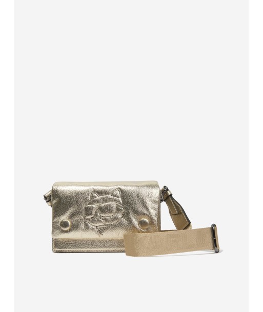 Karl Lagerfeld Girls Choupette Crossbody Bag in Gold sur le site 