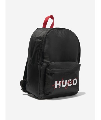 Hugo Kids Logo Backpack in Black Venez découvrir notre 