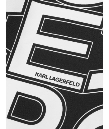 Karl Lagerfeld Girls Logo Sweater Dress in Black store