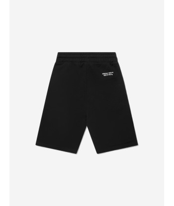 Marcelo Burlon Boys Cotton Logo Print Sweat Shorts commande en ligne