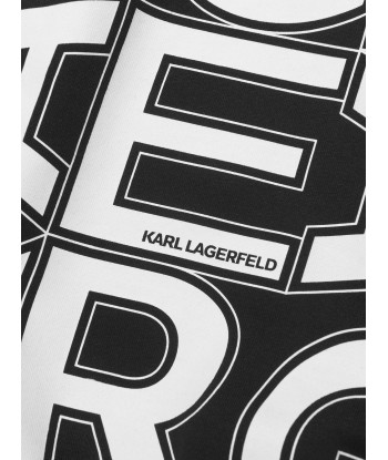 Karl Lagerfeld Boys Logo Sweatshirt in Black JUSQU'A -70%! 