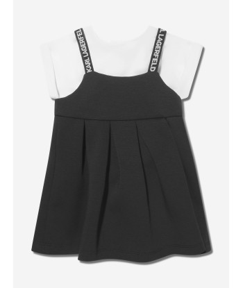 Karl Lagerfeld Baby Girls Dress And T-Shirt Set in Black des créatures d'habitude