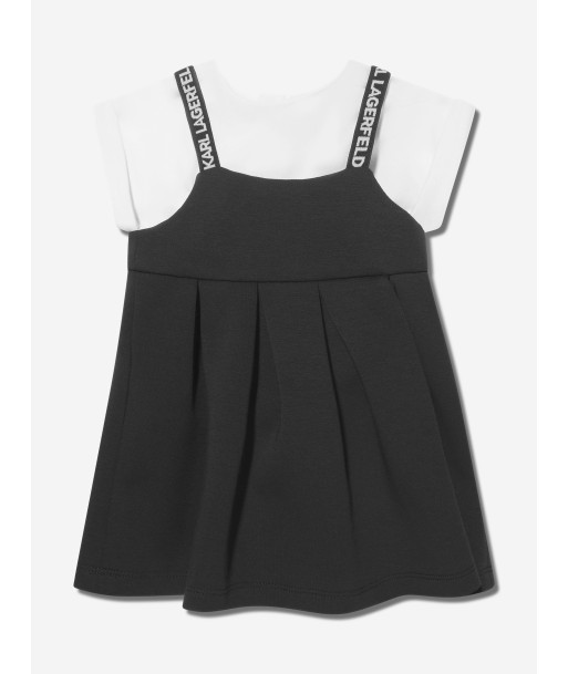 Karl Lagerfeld Baby Girls Dress And T-Shirt Set in Black des créatures d'habitude