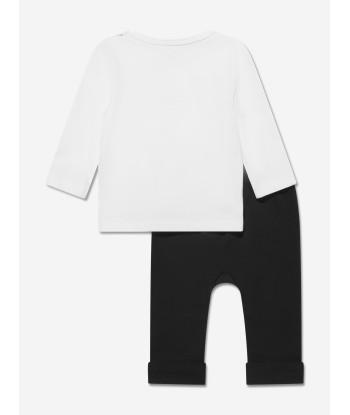 Karl Lagerfeld Baby Boys T-Shirt And Leggings Set in White l'évolution des habitudes 