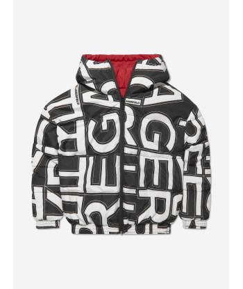 Karl Lagerfeld Boys Reversible Puffer Jacket in Red meilleur choix