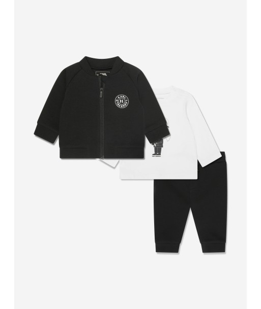 Karl Lagerfeld Baby Boys Tracksuit Set in Black français