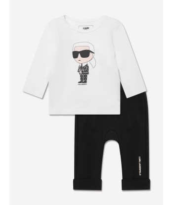 Karl Lagerfeld Baby Boys T-Shirt And Leggings Set in White l'évolution des habitudes 