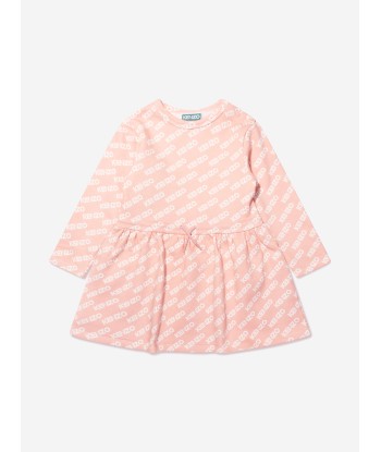 KENZO Baby Girls Logo Sweater Dress in Pink Comparez plus de prix