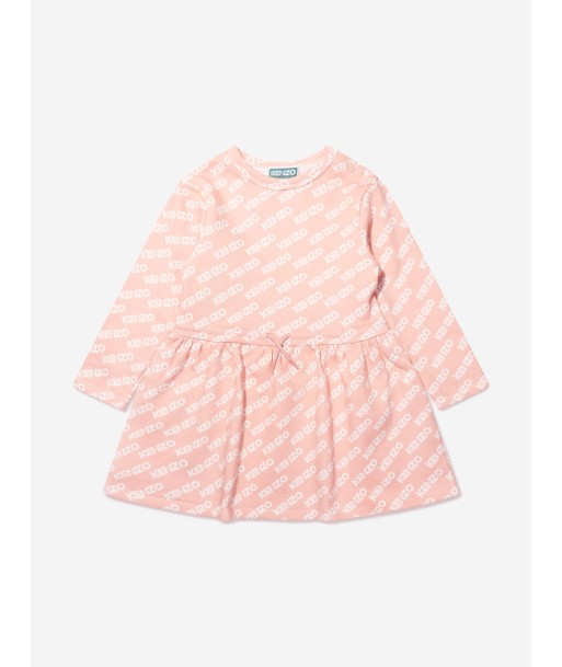 KENZO Baby Girls Logo Sweater Dress in Pink Comparez plus de prix