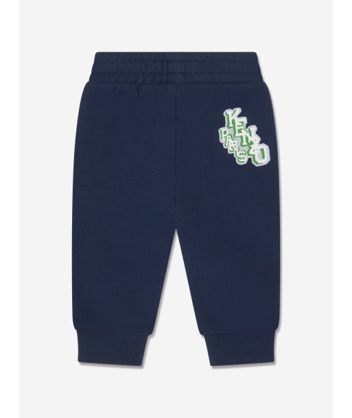 KENZO Baby Boys Varsity Joggers in Navy solde