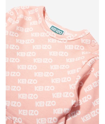 KENZO Baby Girls Logo Sweater Dress in Pink Comparez plus de prix