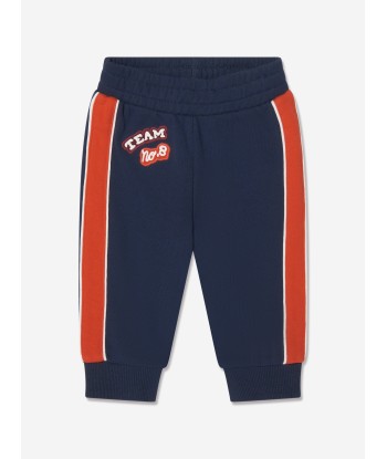 KENZO Baby Boys Varsity Joggers in Navy solde