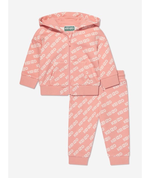 KENZO Baby Girls Logo Tracksuit in Pink Découvrez la collection