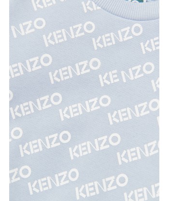 KENZO Baby Boys Logo Sweatshirt in Blue en linge