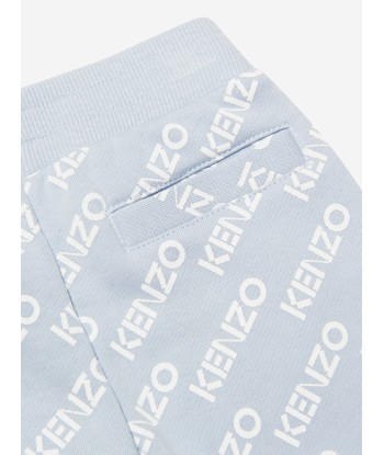 KENZO Baby Boys Logo Joggers in Blue livraison et retour toujours gratuits