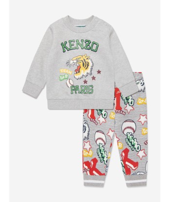 KENZO Baby Boys Tracksuit in Grey 2 - 3 jours ouvrés.