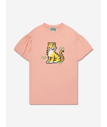 KENZO Girls Kotora Print T-Shirt in Pink vous aussi creer 