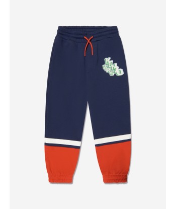 KENZO Boys Logo Joggers in Navy livraison gratuite