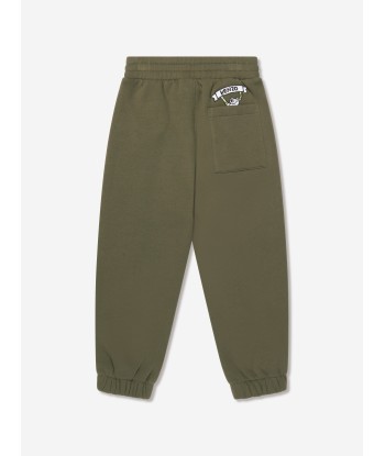 KENZO Boys Logo Joggers in Khaki Comparez et commandez 