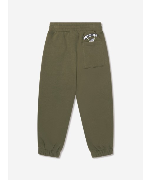 KENZO Boys Logo Joggers in Khaki Comparez et commandez 