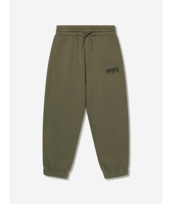 KENZO Boys Logo Joggers in Khaki Comparez et commandez 