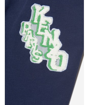 KENZO Boys Logo Joggers in Navy livraison gratuite