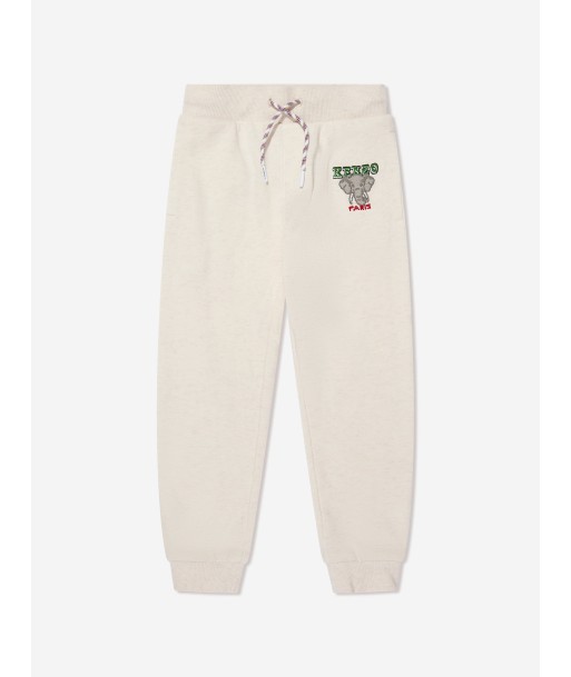 KENZO Boys Jungle Game Joggers in Ivory solde