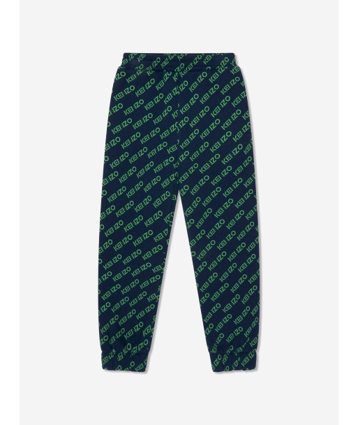 KENZO Boys Logo Joggers in Navy de votre