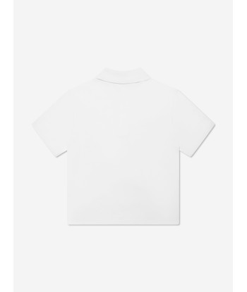 KENZO Boys Kotora Polo Shirt in Ivory votre