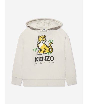 KENZO Boys Kotora Hoodie in Stone Comparez et commandez 