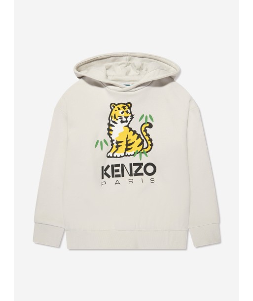 KENZO Boys Kotora Hoodie in Stone Comparez et commandez 