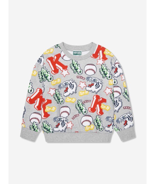 KENZO Boys Kenzo Club Sweatshirt in Grey 2024