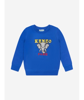 KENZO Boys Jungle Game Sweatshirt in Blue plus qu'un jeu 