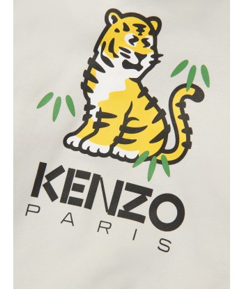 KENZO Boys Kotora Hoodie in Stone Comparez et commandez 