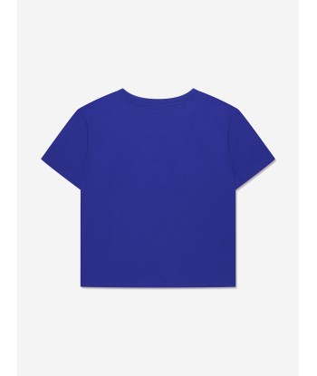 KENZO Boys Jungle Game T-Shirt in Blue Amélioration de cerveau avec