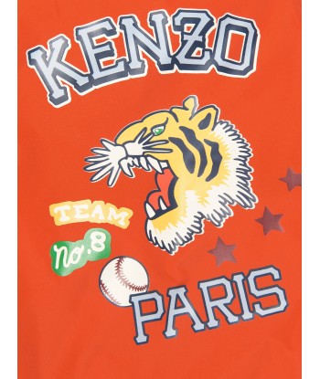 KENZO Boys Logo Puffer Jacket in Orange hantent personnes