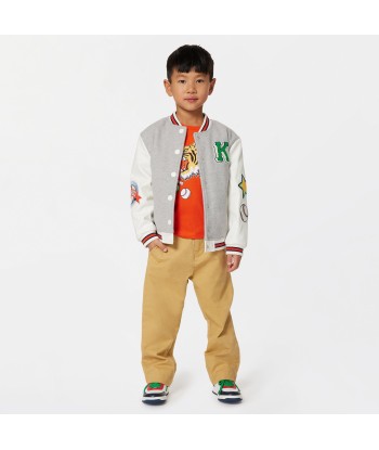 KENZO Boys Baseball Jacket in Grey suggérées chez