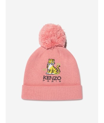 KENZO Girls Kotora Beanie Hat in Pink Faites des économies